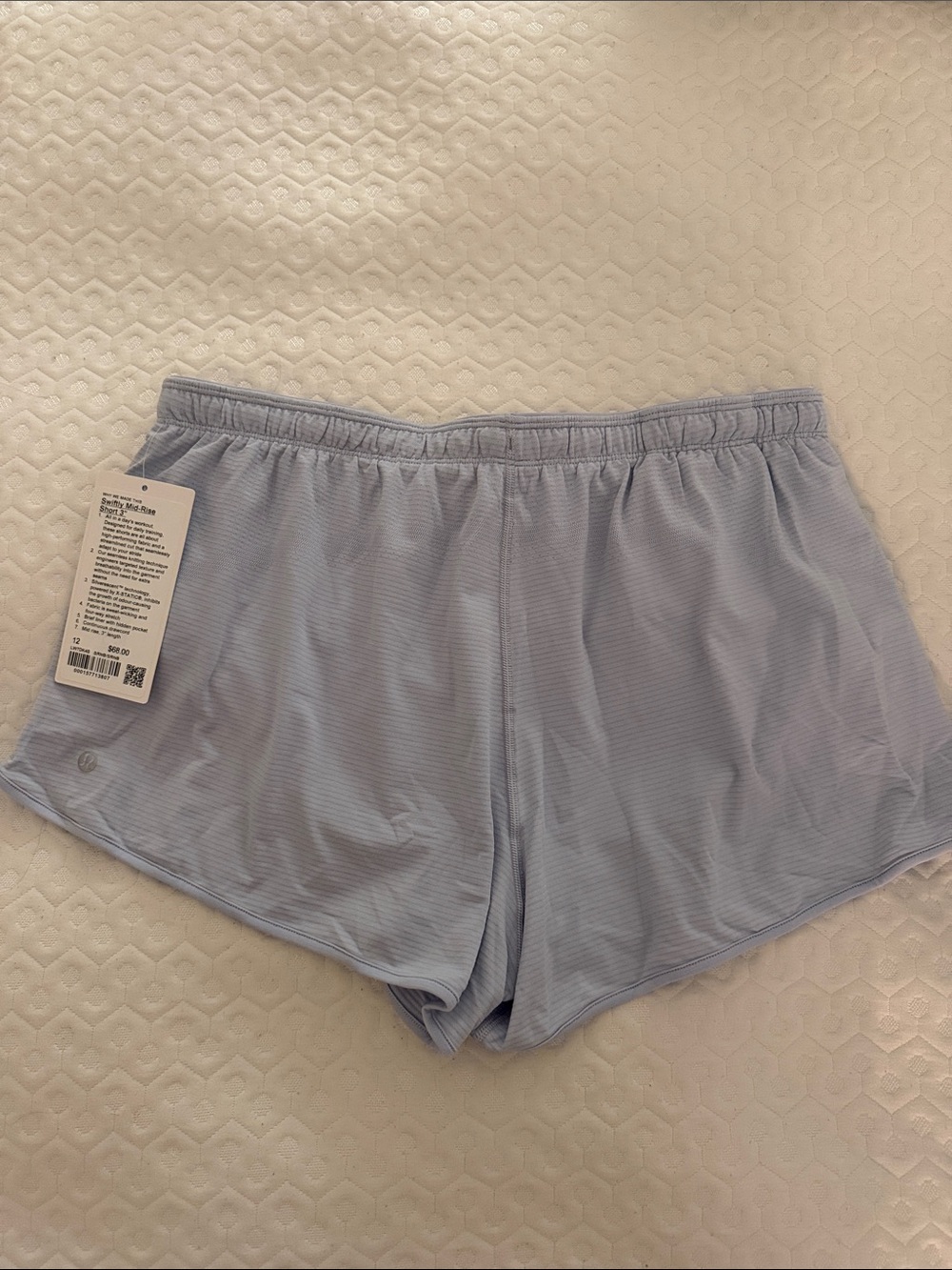 Lululemon swiftly mid rise short 3” size 12 NWT - Picture 3 of 3